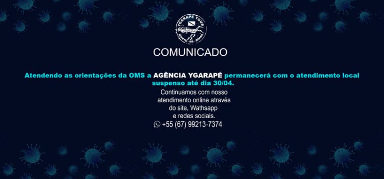 Comunicado - Corona Virus Bonito MS