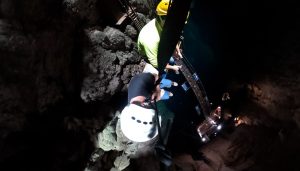 Visão de entrada Rapel Abismo Anhumas