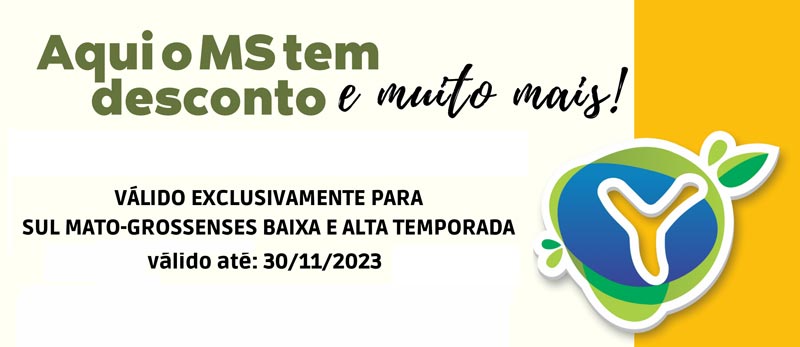 Tarifa com Desconto para Moradores de MS Virem à Bonito