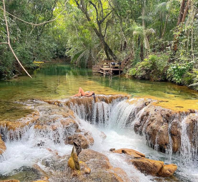 Banho no Rio Formosinho em Bonito MS