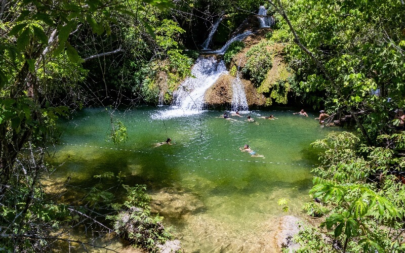 Como é um dia típico de viagem em Bonito?