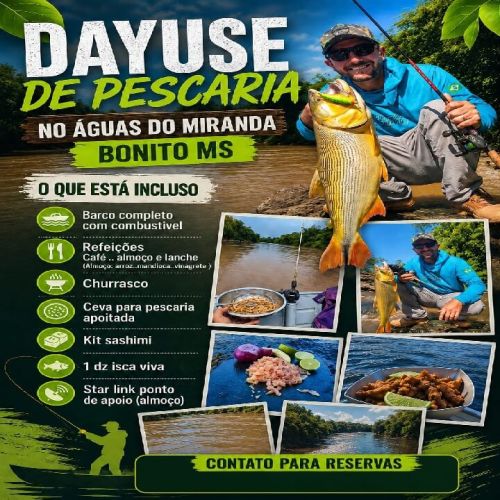 Pescaria nas Águas do Miranda – Bonito MS